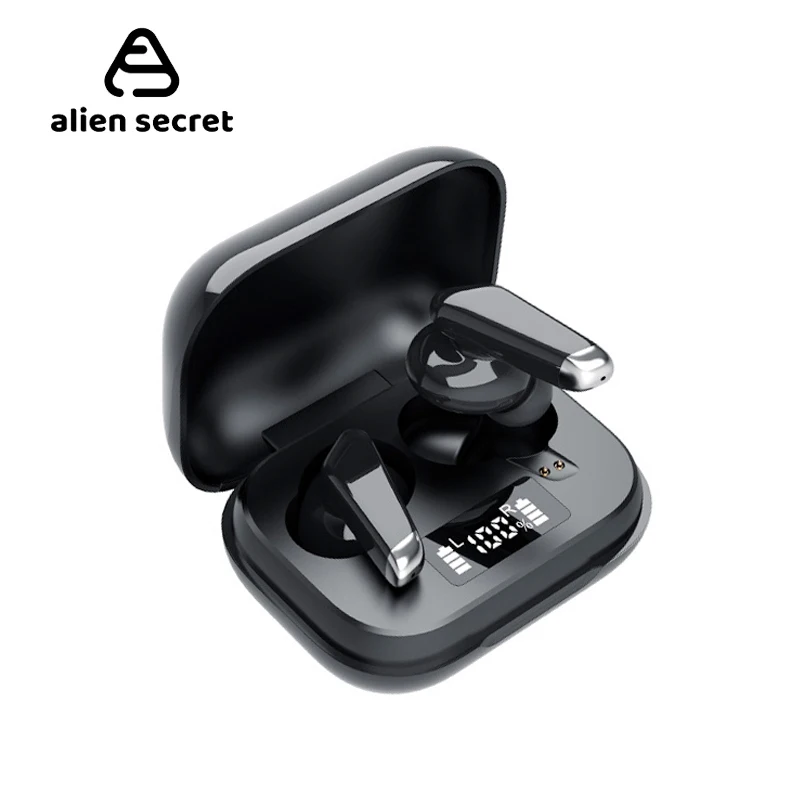 

Alien Secret Black Mine TWS Bluetooth V5.0 Earphones Wireless Headphone Sport Earbuds Touch Control Waterproof Stereo HD Talking
