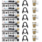 6 шт., райзер VER 010X USB 3,0 PCI-E, Райзер, экспресс-кабель, Райзер для видеокарты X16, Райзер-карта PCI-E для майнинга