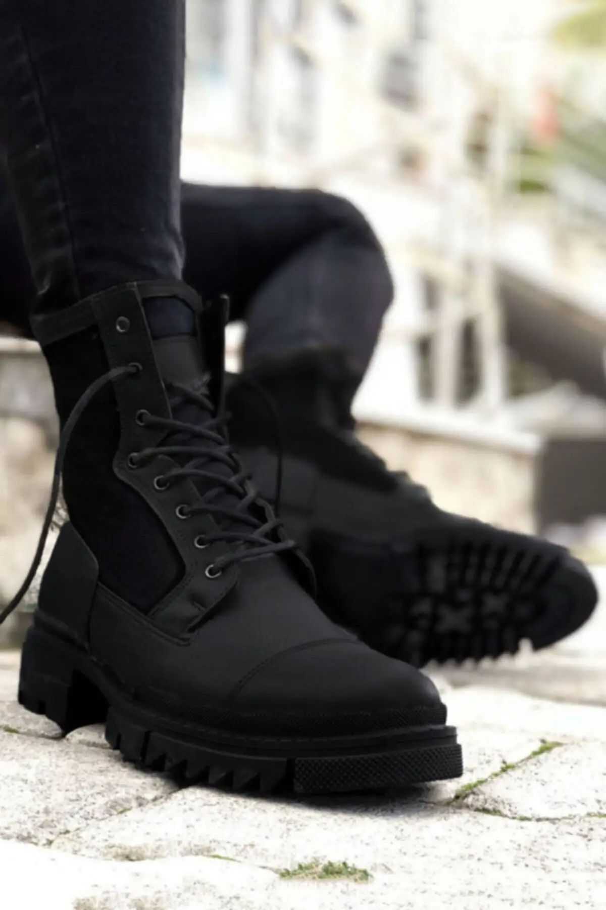 

Men shoes men's casual shoes shoes men Matte Black casual Postal Boat