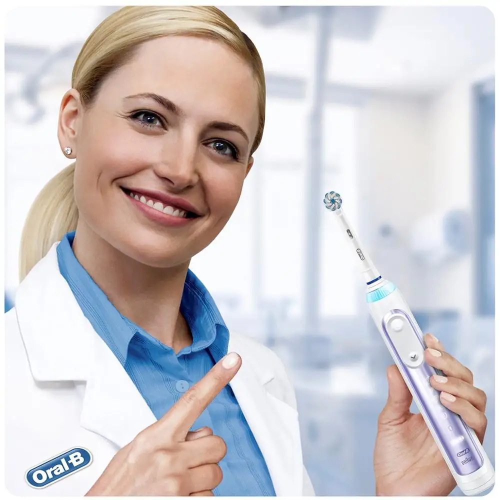 Koop Oral-B Genius Pro 10000N Elektrische Tandenborstel Braun Met Bluetooth Orchidee Paars