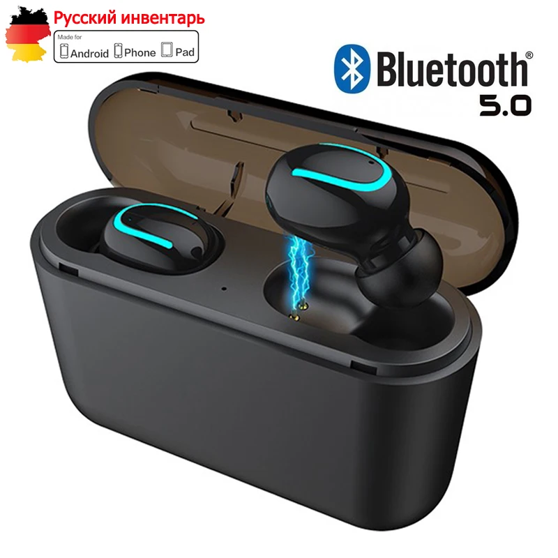 Беспроводные Bluetooth наушники X3 TWS спортивные bluetooth 5 0 голосовой помощник сенсорное