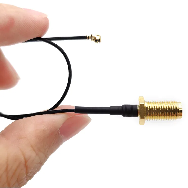 Соединительный кабель IPEX-SMA/UFL-SMA для антенн Wi-Fi/GSM/2G/3G/4G длина 15 см