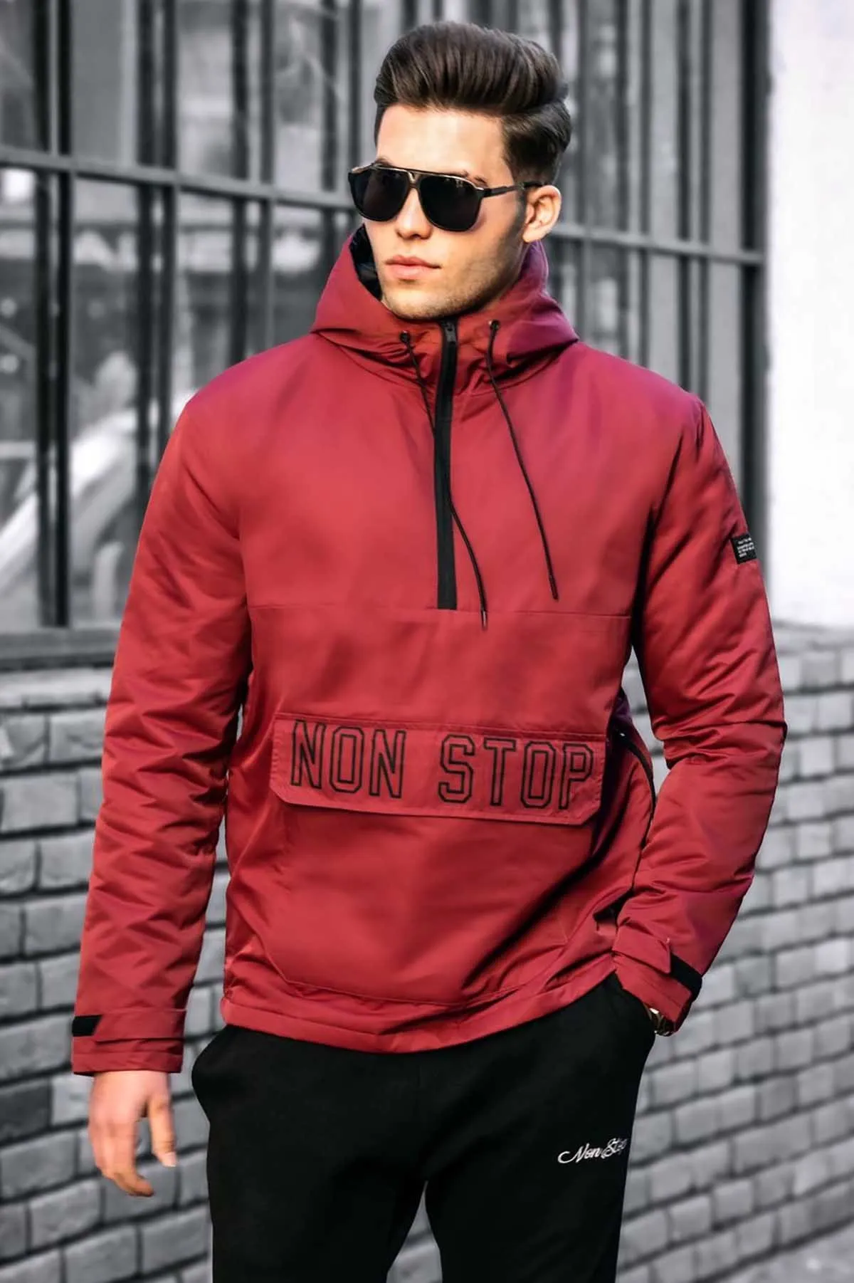 Black Male Şardonlu Rainy Black fashion adult waterproof long raincoat women men hooded raincoat outdoor rain