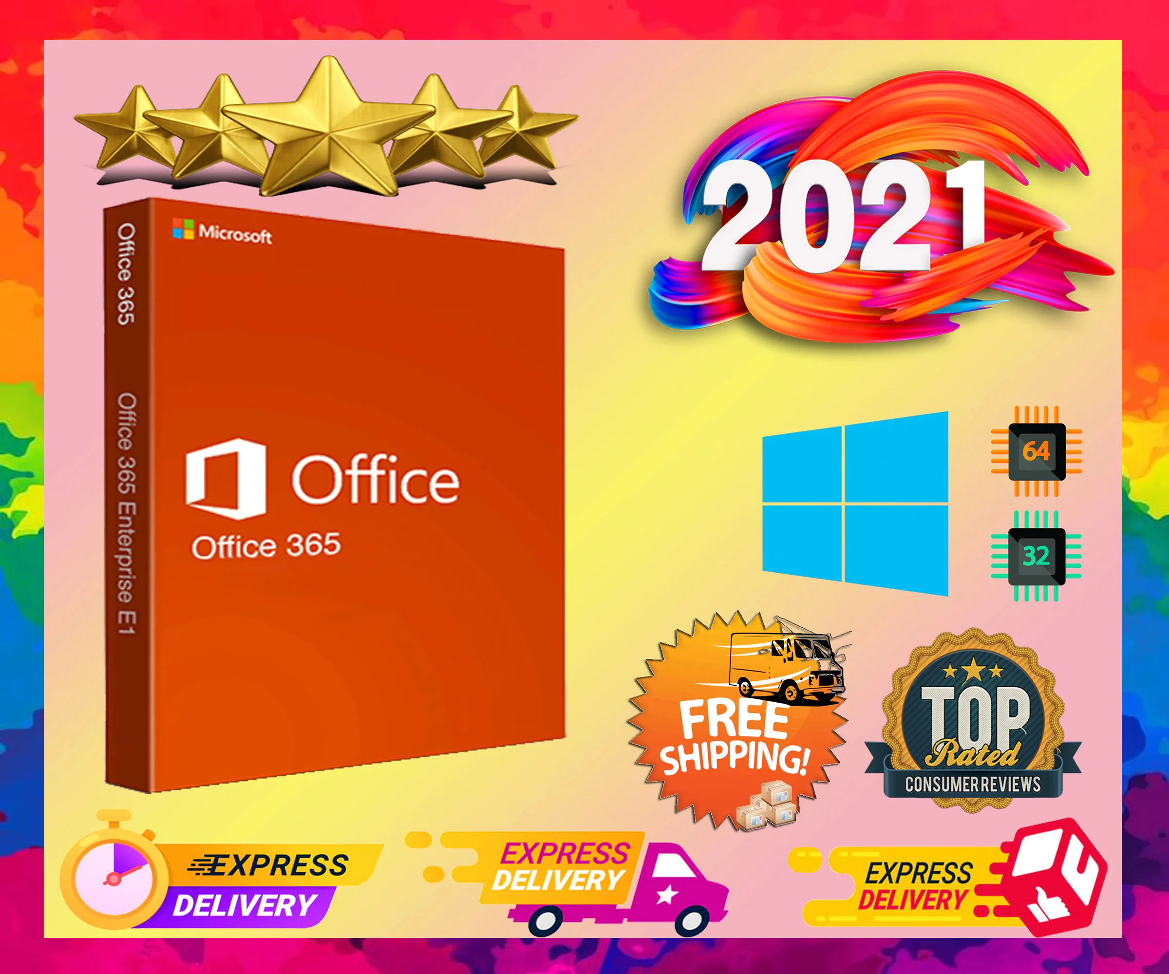 

Nw Mirft Office 365 Home & Business free forever for 5 PC, tablets & phones 100% original 100% trusted seller