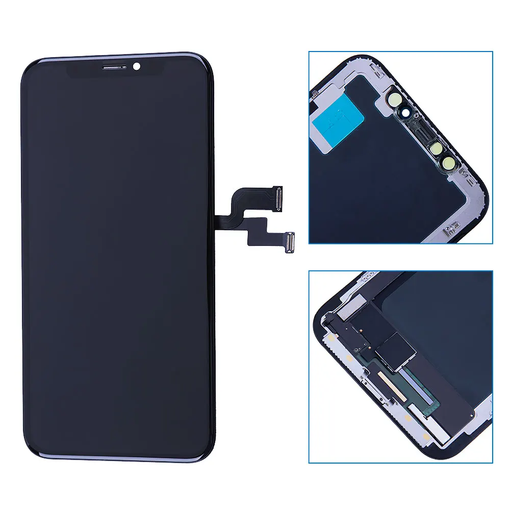 AAA +++ для iPhone X XR XS Max с OEM 3D Force сенсорный дигитайзер в сборе ЖК-экран замена