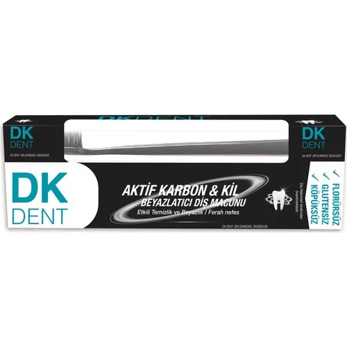 

Toothpaste + Brush Natural İngredient Natural Active Carbon Teeth Whitening 75 Ml- Quality-Extra Protection-Made in turkey