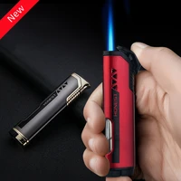 personalized creative lighter windproof direct charging outdoor gas lighter cigar barbecue lighters mens gift cool lighters