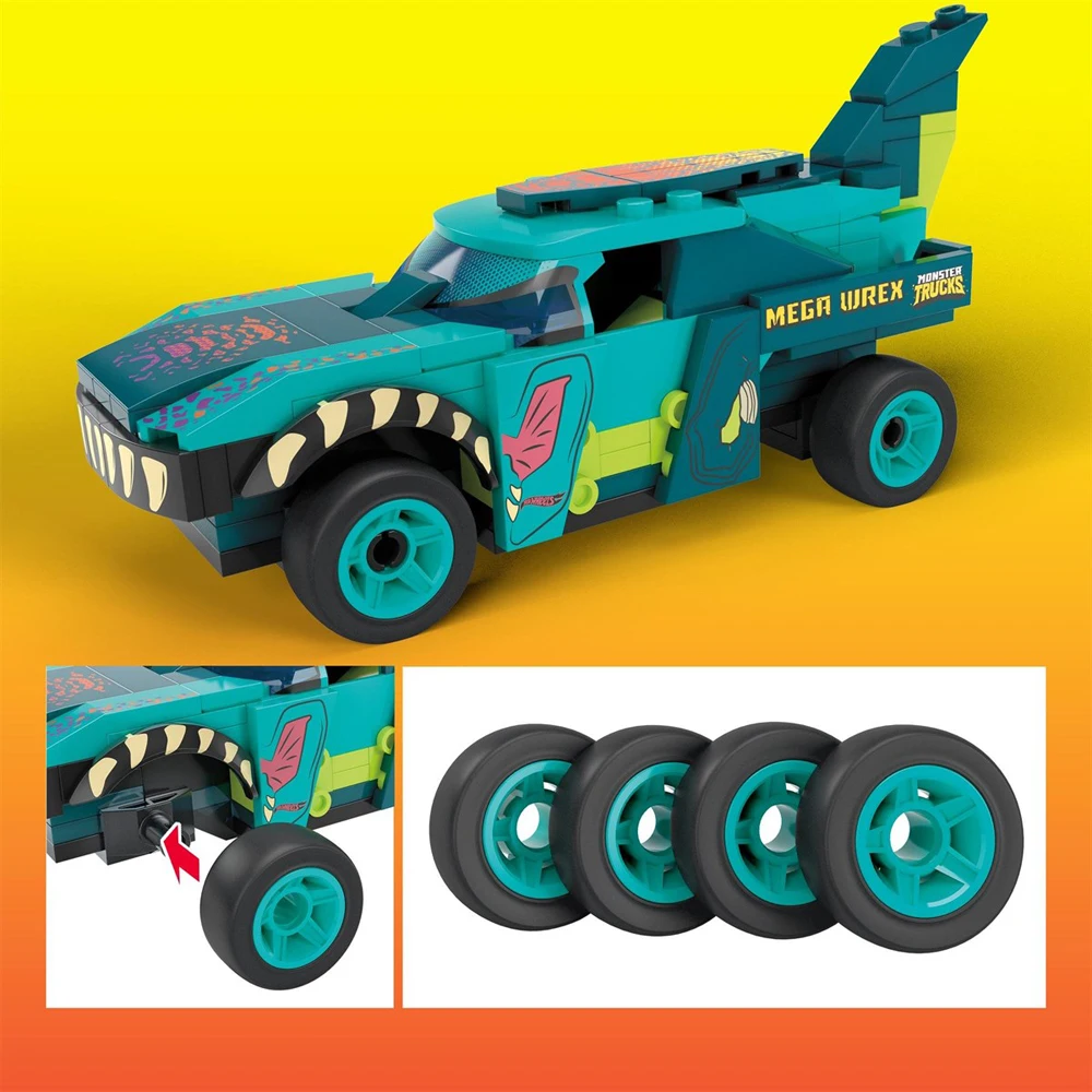 Hot Wheels MEGA Wrex монстр-Трак HDJ95 игрушка для детей литый под давлением металлический
