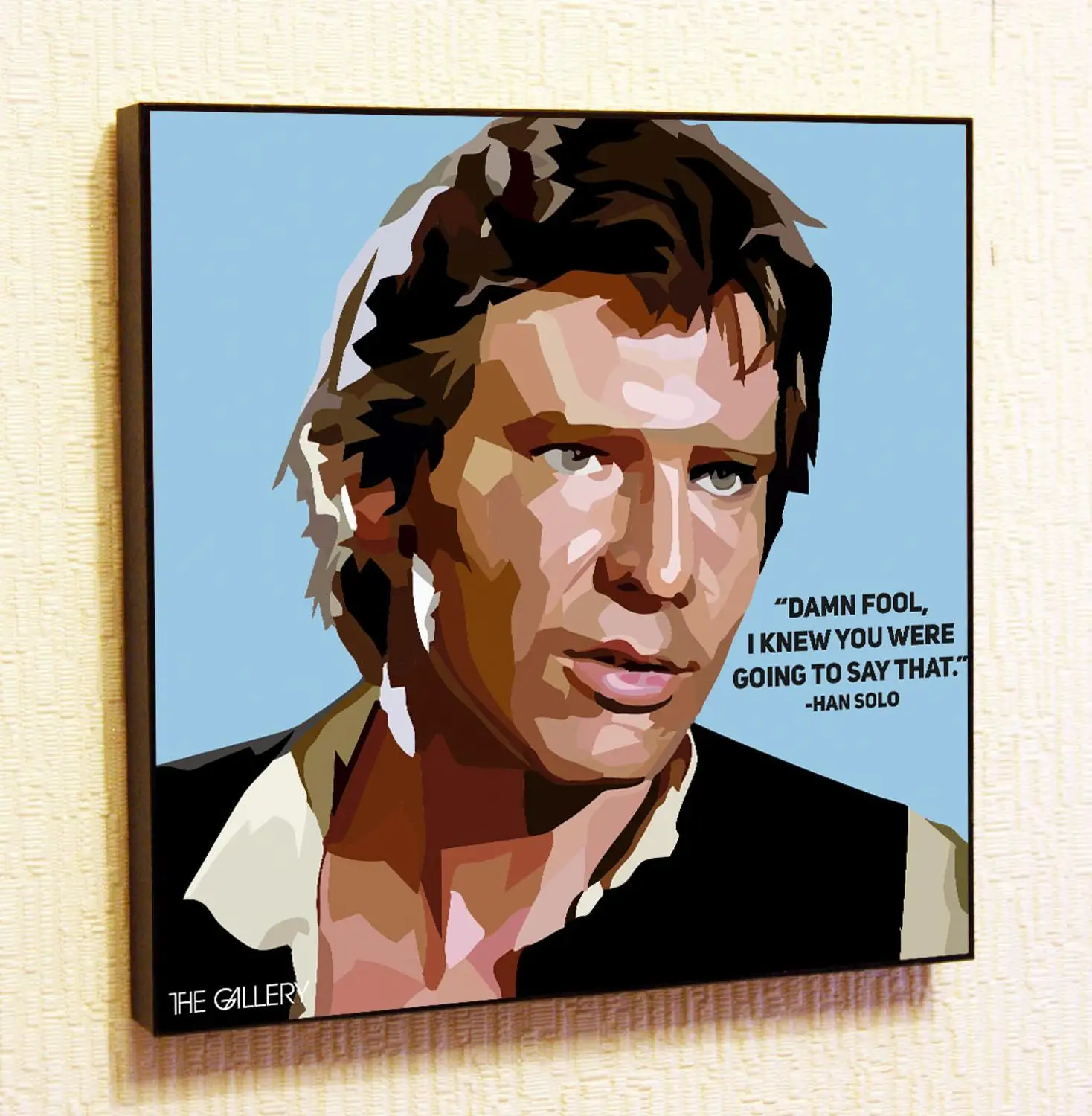 Han Solo Картина Постер в стиле поп арт Звездные Войны Star Wars принт декор|Рисование и