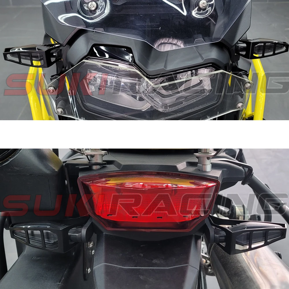 For BWM R1250GS LC R1250GS LC Adventure F750GS G310GS G310R Motorcycle Front Rear Turn Signal LED Light Protection Cover images - 6