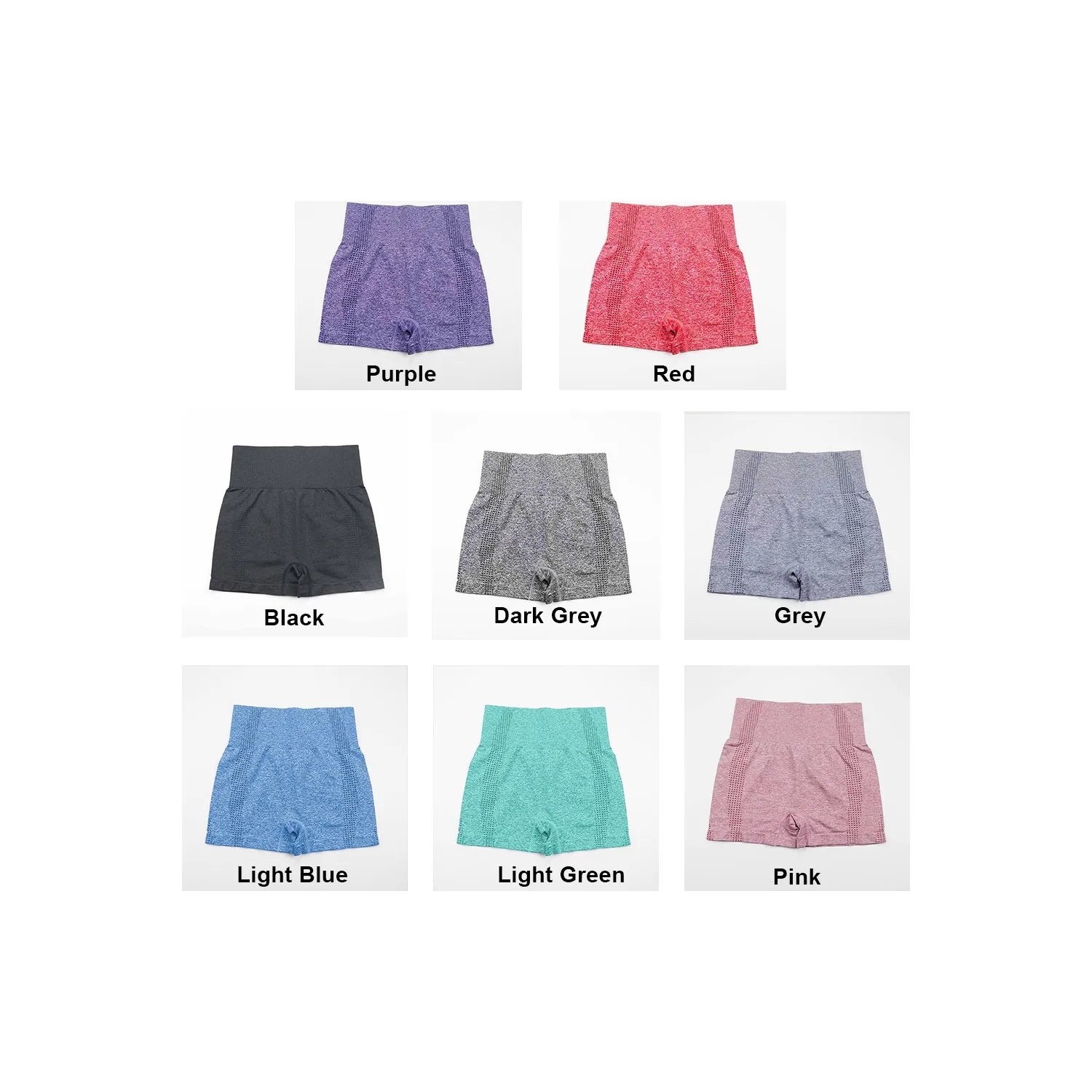 LOOK FOR YOUR WONDERFUL NIGHTS WITH ITS STUNNING Women's Sports Shorts Yoga Shorts Stretchable High Waist Seamles FREE  SHIPPING