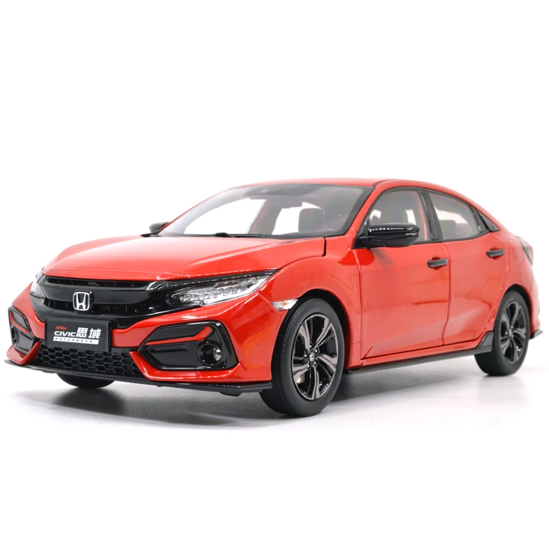 

1:18 Scale Honda Civic 220 Turbo Red Static Simulation Miniature Diecast Alloy Model Car Gifts Collections