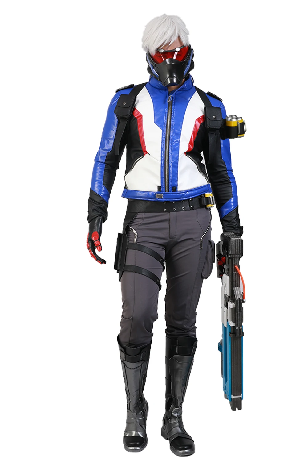 COSTHEME Overwatch Soldier 76 черный PU кожаный ремень Официальный лицензированный кобура