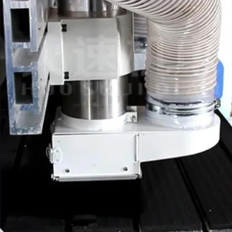 Щетка насадка на шпиндель фрезерный с чпу. Насадка для пылеудаления. |