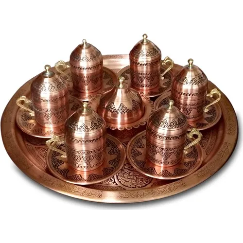 Братья Медь винограда вышитые в Газиантеп (ручная работа) 6 личности чашка для