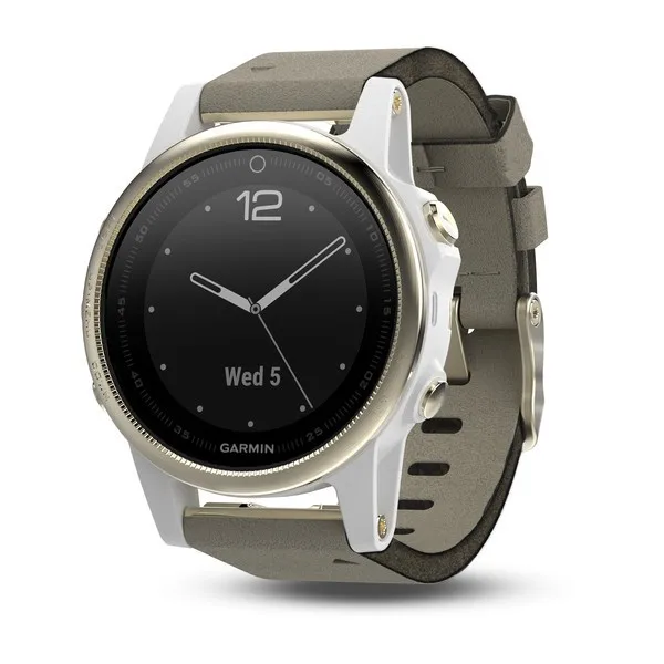 Garmin Fenix 5s Sapphire шампань с серым ремешком | Электроника