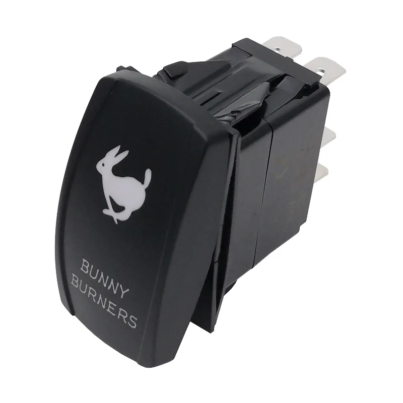 Лазерной гравировкой 12V 24V автомобиль Лодка Грузовик переключатель SPST морской