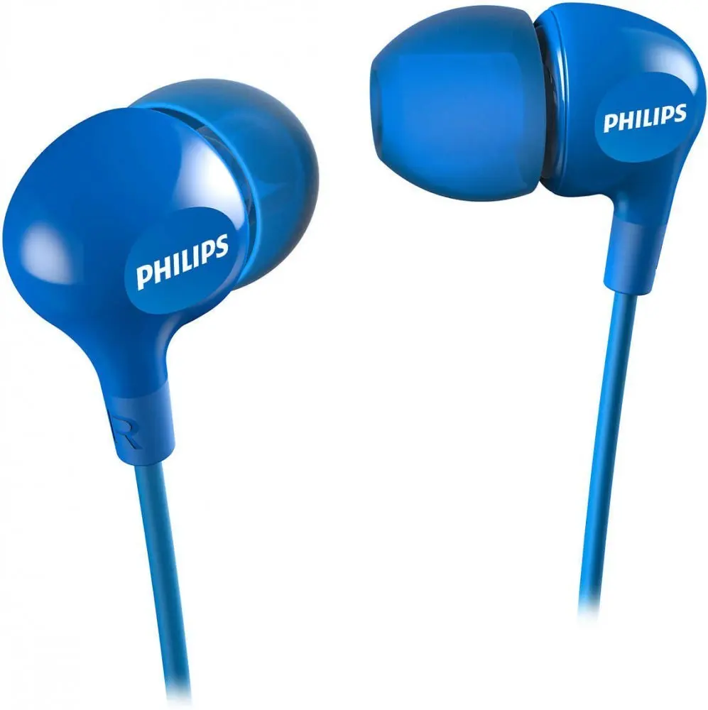 Наушники Philips SHE3550BL 1.2м синий|Наушники и гарнитуры| |