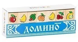 Домино детское деревянное Фрукты-ягоды Томик Томь-Сервис | Игрушки и хобби