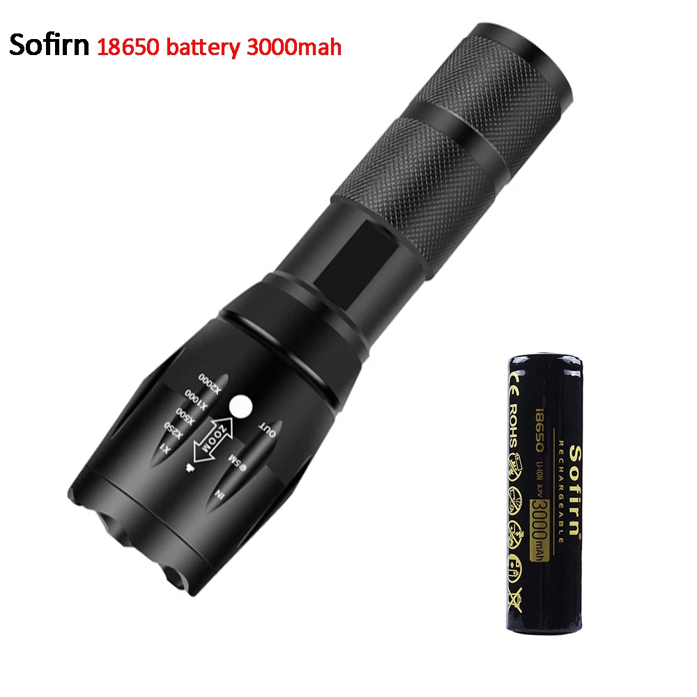 

Sofirn аккумуляторная батарея 18650, 3,7 в, 3000 мАч, 18650 аккумуляторная батарея