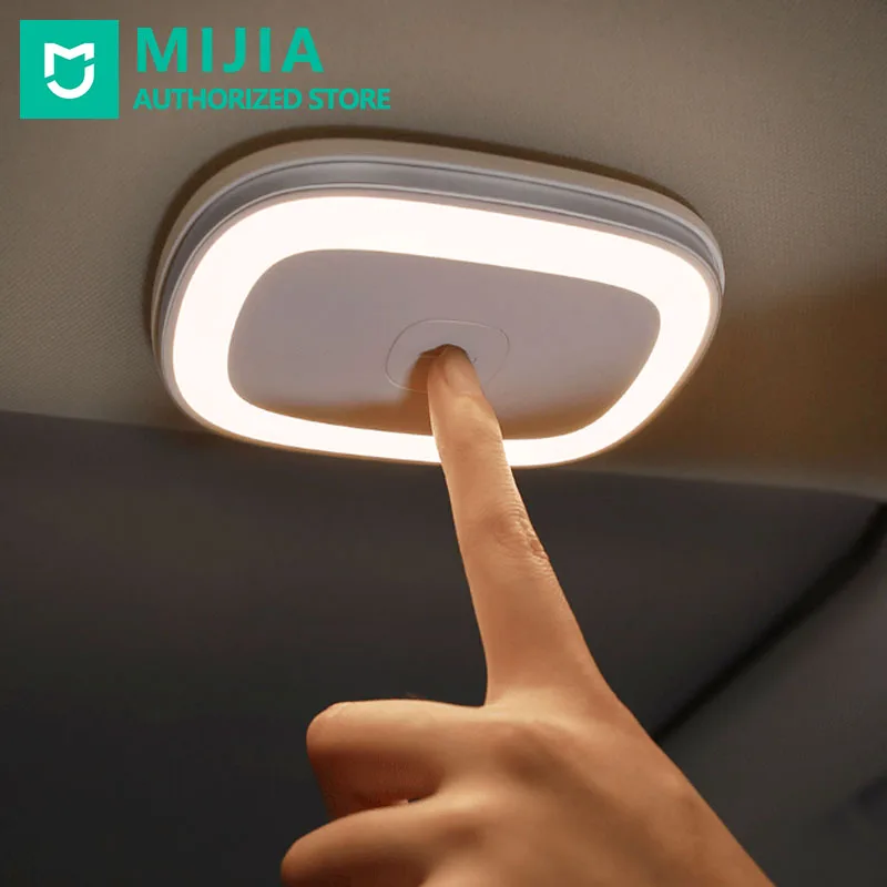 

Xiaomi You pin Автомобильный интерьер круглый Автомобильный свет светодиодный атмосферный свет сенсорный свет двухскоростная Регулируемая мног...