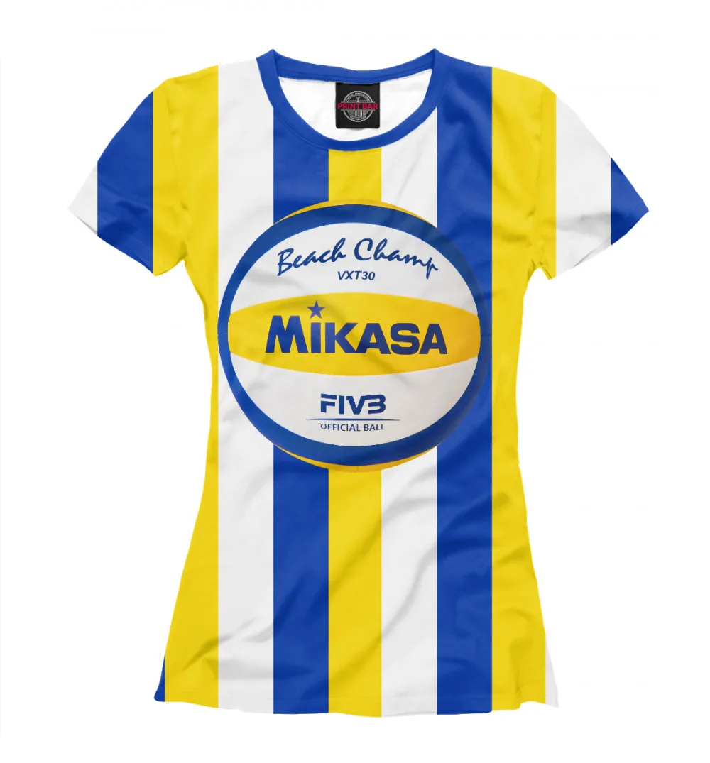 Женская футболка Beach volleyball (Mikasa)|Футболки| |