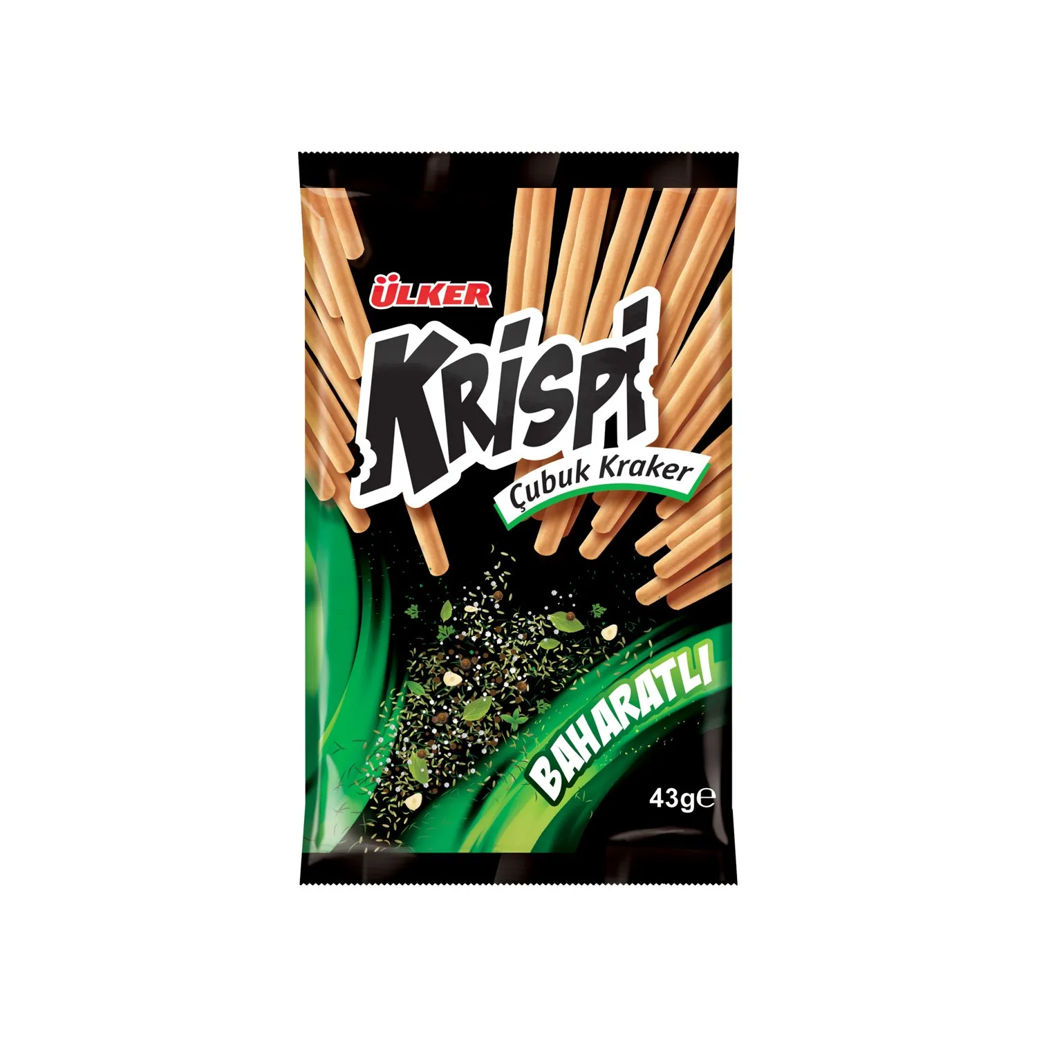 

PERFECT WITH ITS AMAZING AROMA Ülker Krispi Spicy Stick Cracker 43 gr X 15 FREE SHIPPING