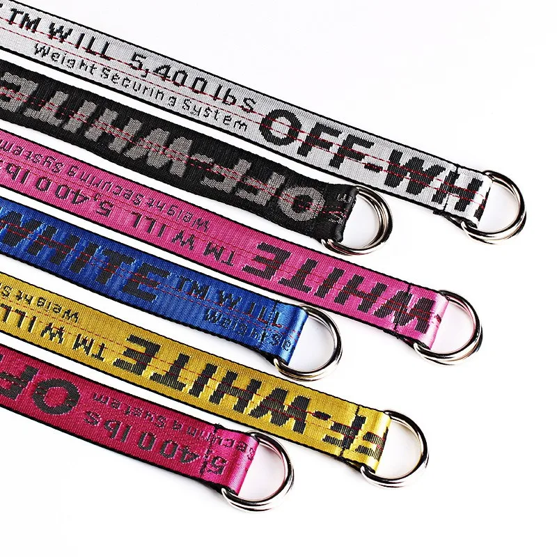 Модный ремень OFF-WHITE Длинные повседневные мужские и женские ремни унисекс 9 ярких