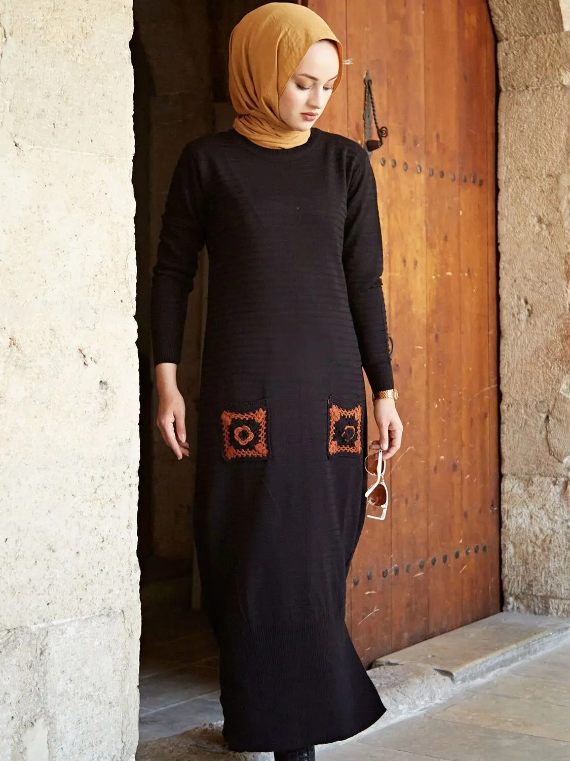 TUGBA Knitwear for ladies Mesh Pocket Detail Dress Muslim women dress for women Muslim long dress Muslim women turkey
TUGBA Knitwear for ladies Mesh Pocket Detail Dress Muslim women dress for women Muslim long dress Muslim women turkey