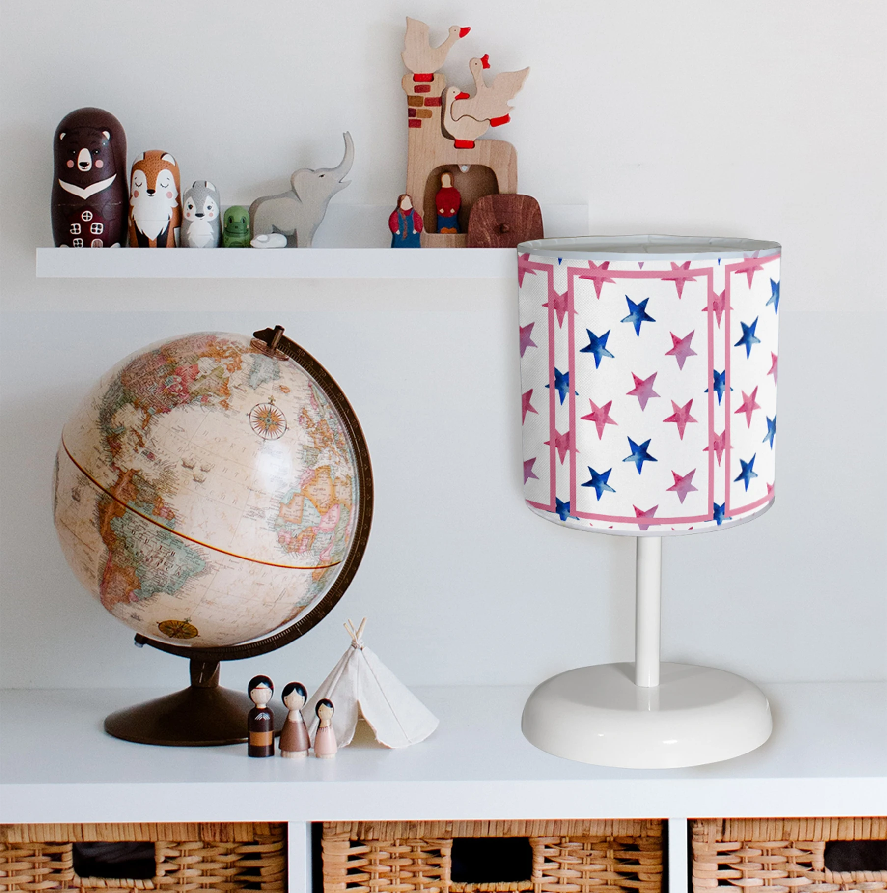 

Car Pattern Children 'S Room Night light Table Top Lamps Lighting lampshade Star Cloud Educational Lighting