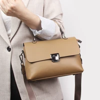 shoulder bag 100 real cowhide womens solid color luxury designer leather handbag high quality girl fashion messenger bags