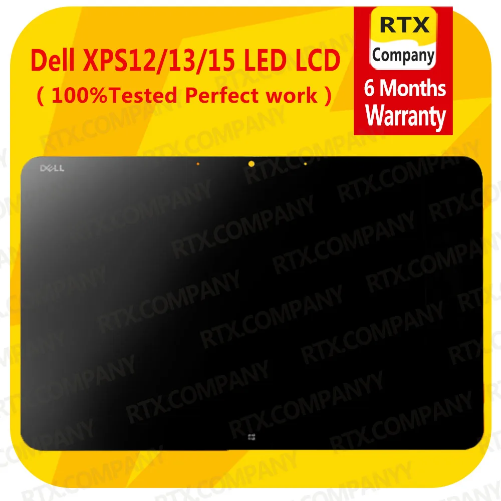 Светодиодный ЖК дисплей с сенсорным экраном и верхней крышкой FHD UHD для Dell XPS 12 13 15