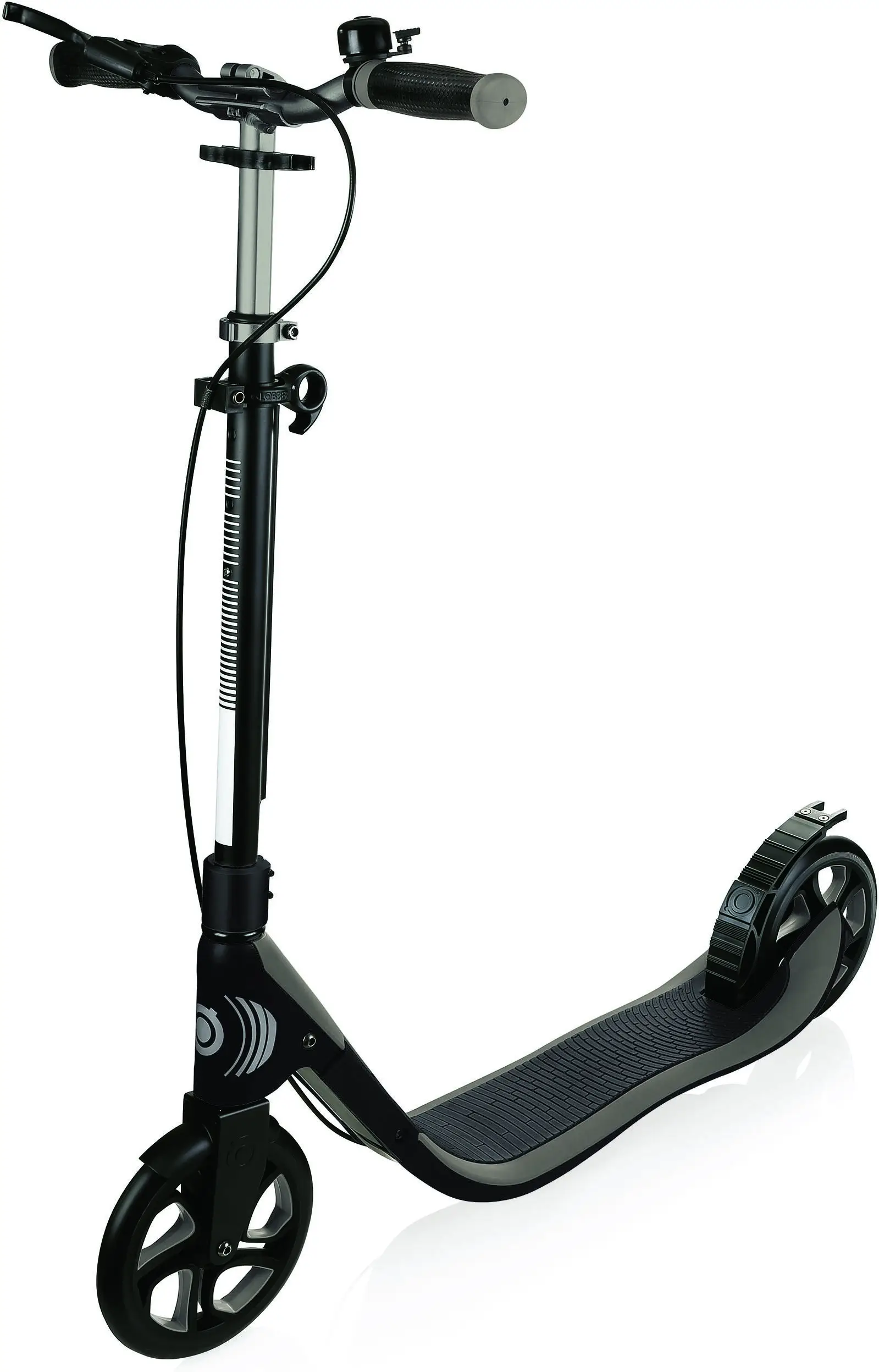 Самокат Globber One NL 205 Deluxe черно-свинцово-серый |