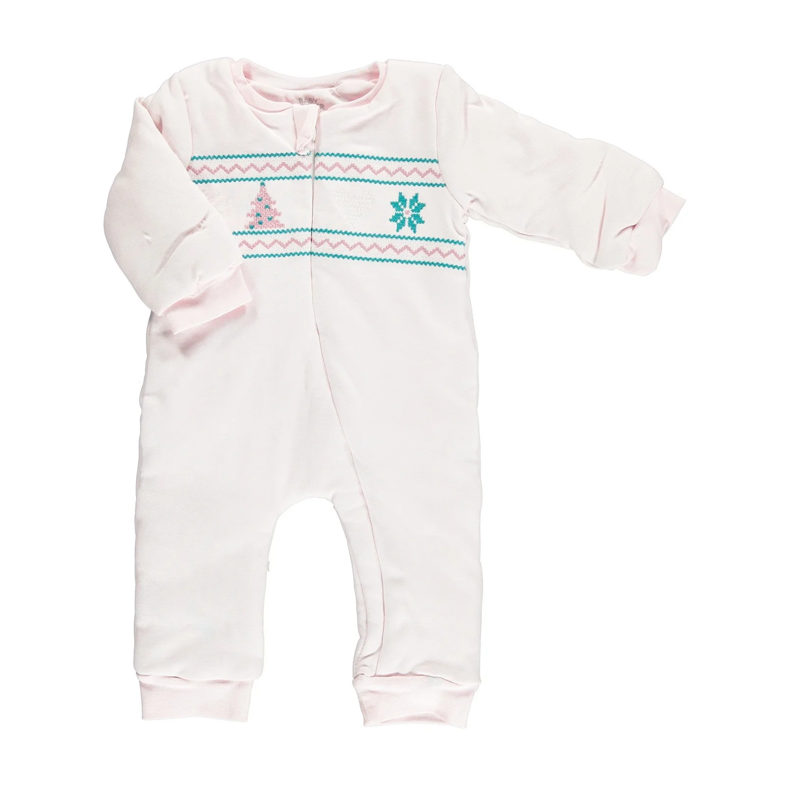 Ebebek Детский комбинезон на молнии с пингвином для девочек| |