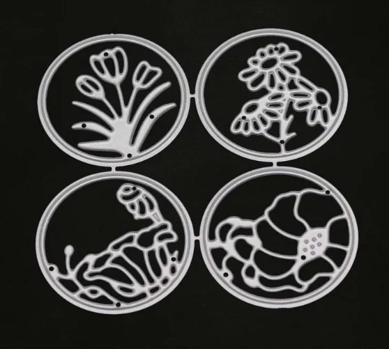 8.1X8.1CM YINISE скрапбук металлические Вырубные штампы для трафареты для скрапбукинга цветы бумажные открытки в альбом для изготовления тиснения Вырубные вырезы - Цвет: 8.1X8.1CM