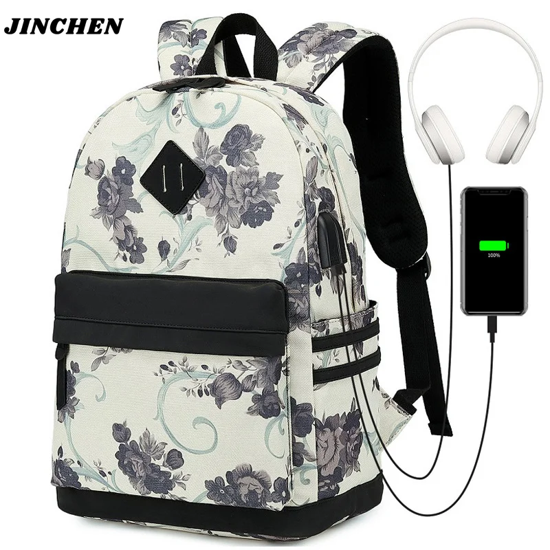 Новый рюкзак для ноутбука Женский нейлоновый Mochila сумка книг школьный с