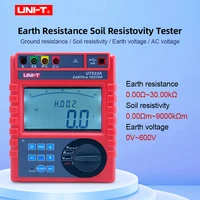 uni t ut523a digital ohm multimeter%e2%80%8b%e2%80%8b 234 pole earth ground resistance egger voltage soil resistivity tester meter rs232