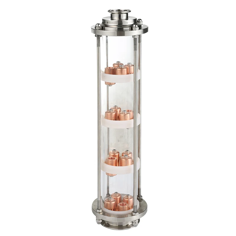 Стеклянная колонна для дистилляции.|Фитинги труб| |