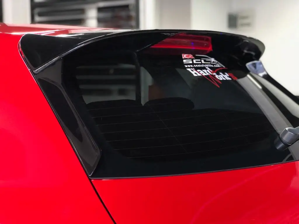 Для сиденья Leon MK3/MK3.5 пианино черное окно отделка спойлер боковое заднее крыло