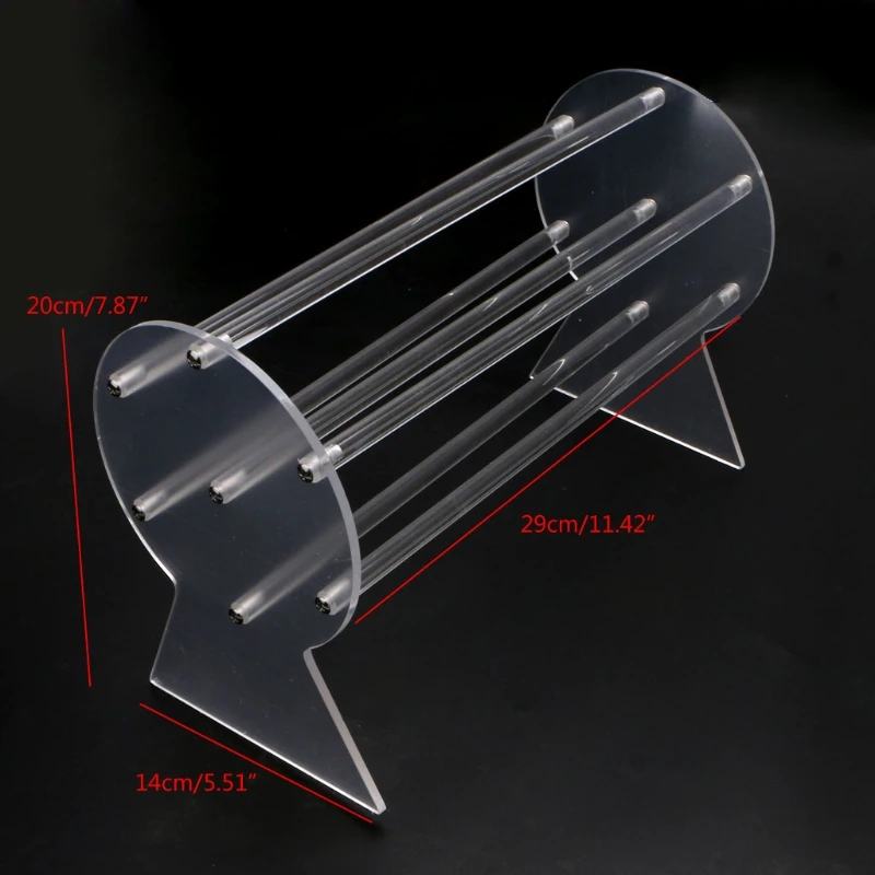 

Clear Headband Holder Organizer Acrylic Hair Accessory Jewelry for Chains Bracelets Necklaces Storage Display