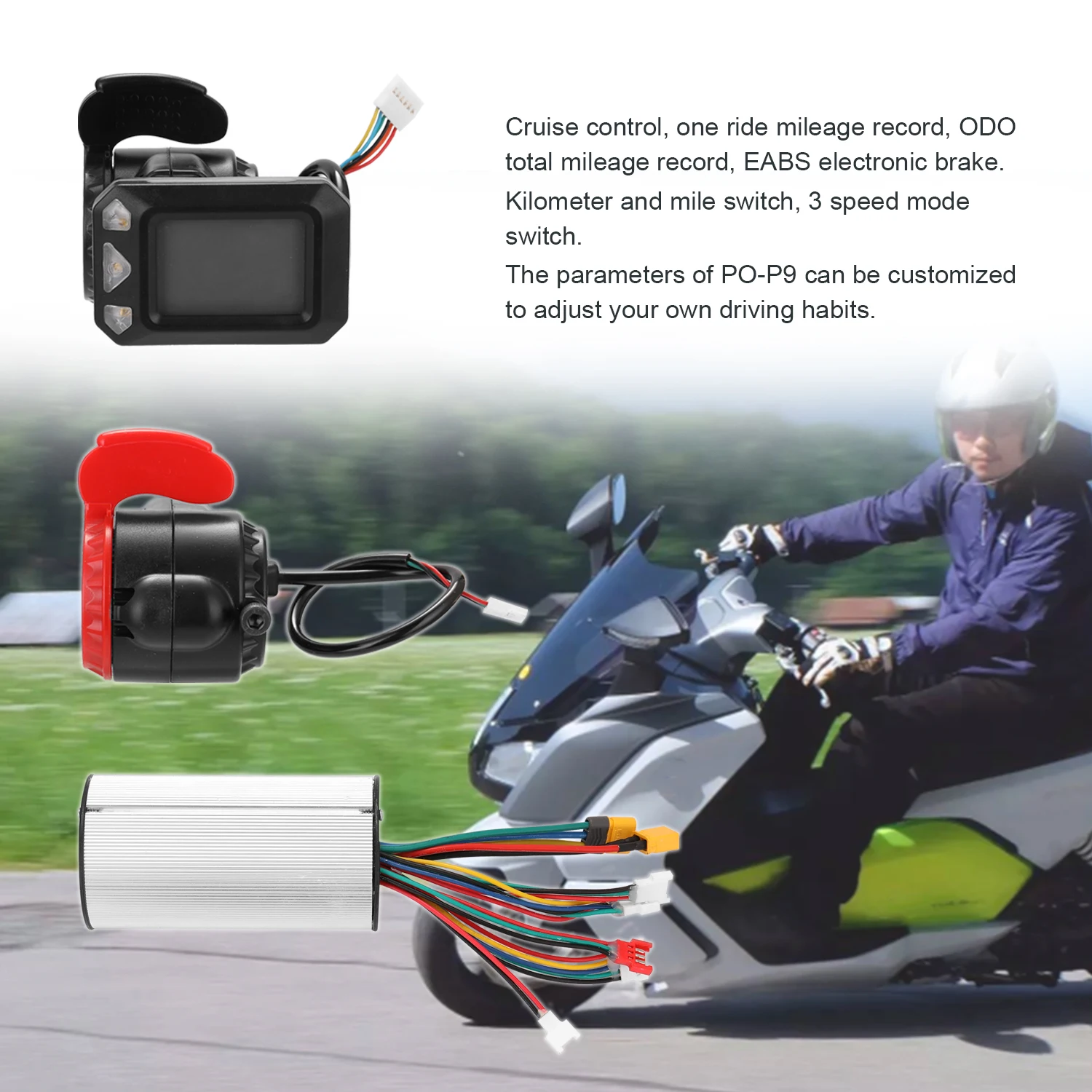 Регулятор скорости электродвигателя 24 В 250 Вт регулятор для электрического