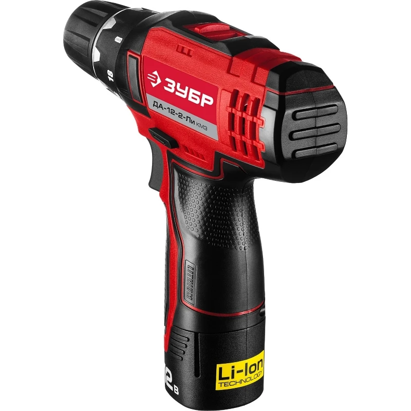 Дрель шуруповерт 12 В Li Ion 2 АКБ ЗУБР ДА Ли КНМ3|Электрические отвертки| |