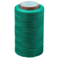 leather sewing waxed thread 284yards hand stitching thread waxed sewing line shoe repairing lake green for leather craft