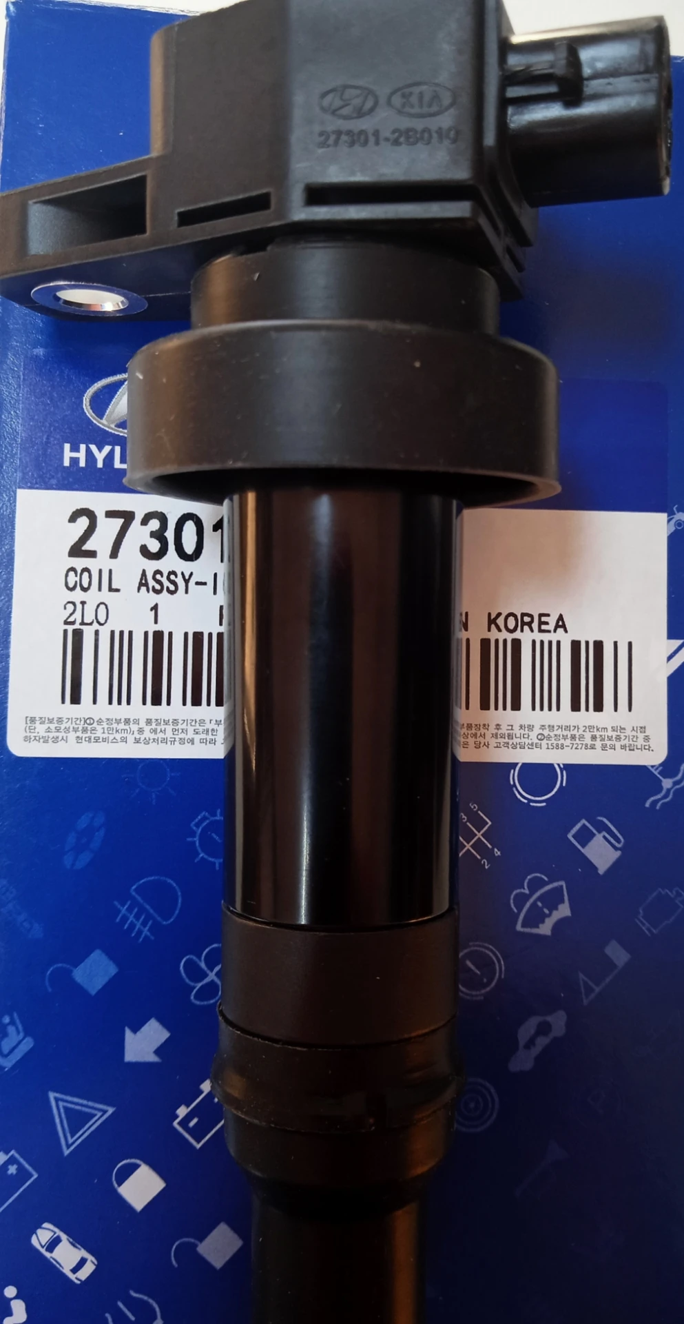 Катушка зажигания OEM 273012B010 для Хендай Солярис, Крета 1,6, I30, Киа Рио, Со