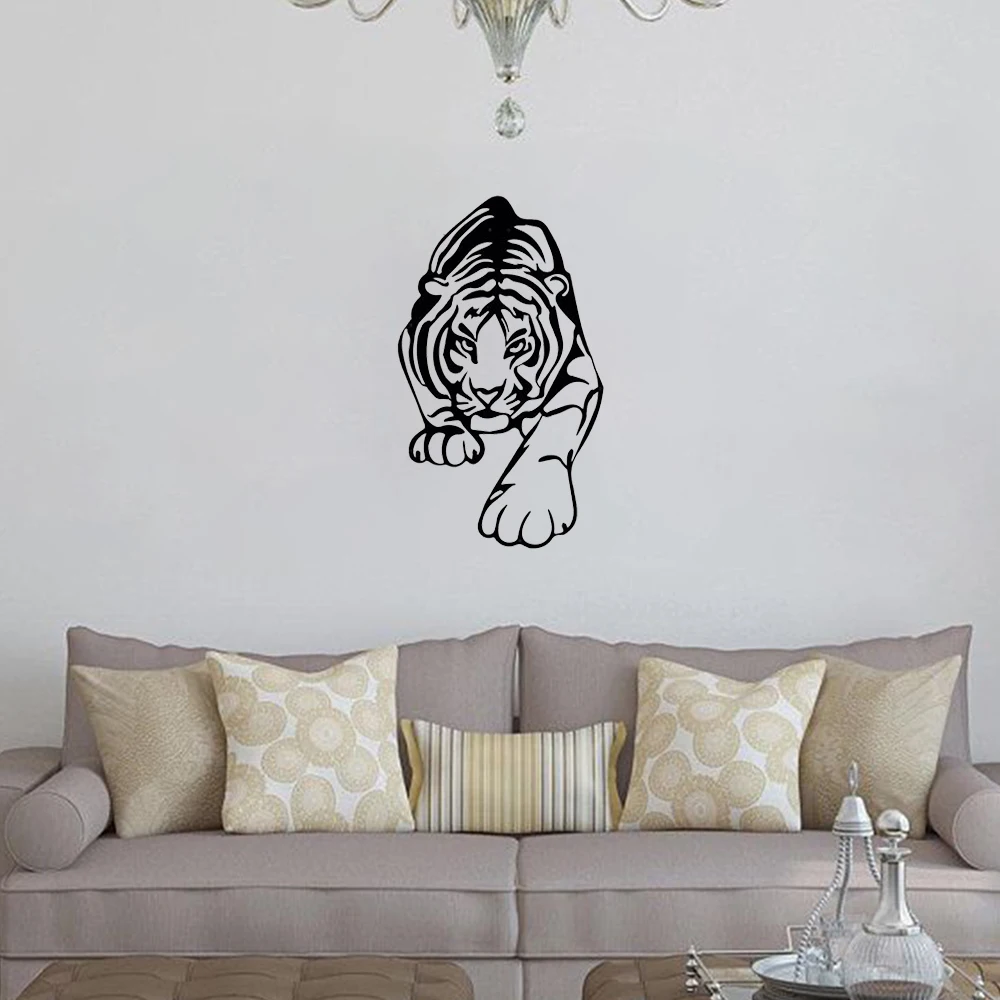 

Tiger Animal Metal Wall Art Decor Laser Cut Hanging for Indoor Outdoor Home Office Decorative Garden Bedroom Livingroom Plaque Kitchen Modern Luxury Fashion Creative Stylish Gift Dropshipping Made in Turkey