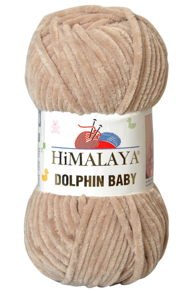Himalaya Dolphin Baby 4x100g Вязальная пряжа для вязания крючком в виде дельфина 4 пары/шарики