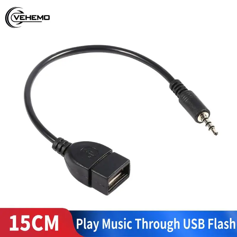 3,5 мм штекер USB Женский Кабель Аудио разъем AUX USB штекер аудио конвертер Кабель