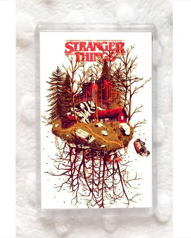 Магнит акриловый Очень странные дела Stranger Things №3 | Дом и сад