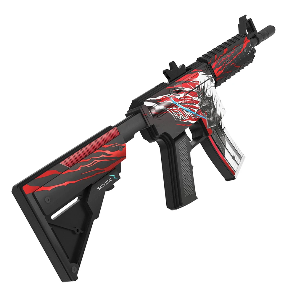 Wooden automatic M4A4 M4 Samurai Stardofoff 2 ACTIVE Game guns accessories interesting gift for a son boy on his birthday gamer June 1 cs go wooden