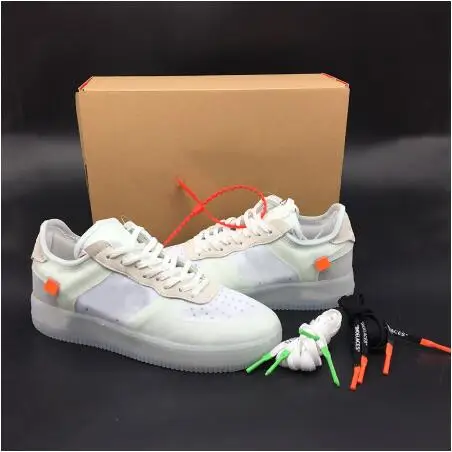 

Black White Green Forcing Low Running Shoes Upper Mens Women Limited Edition Fashion Designer Casual Shoes Size 36-45 NO BOX